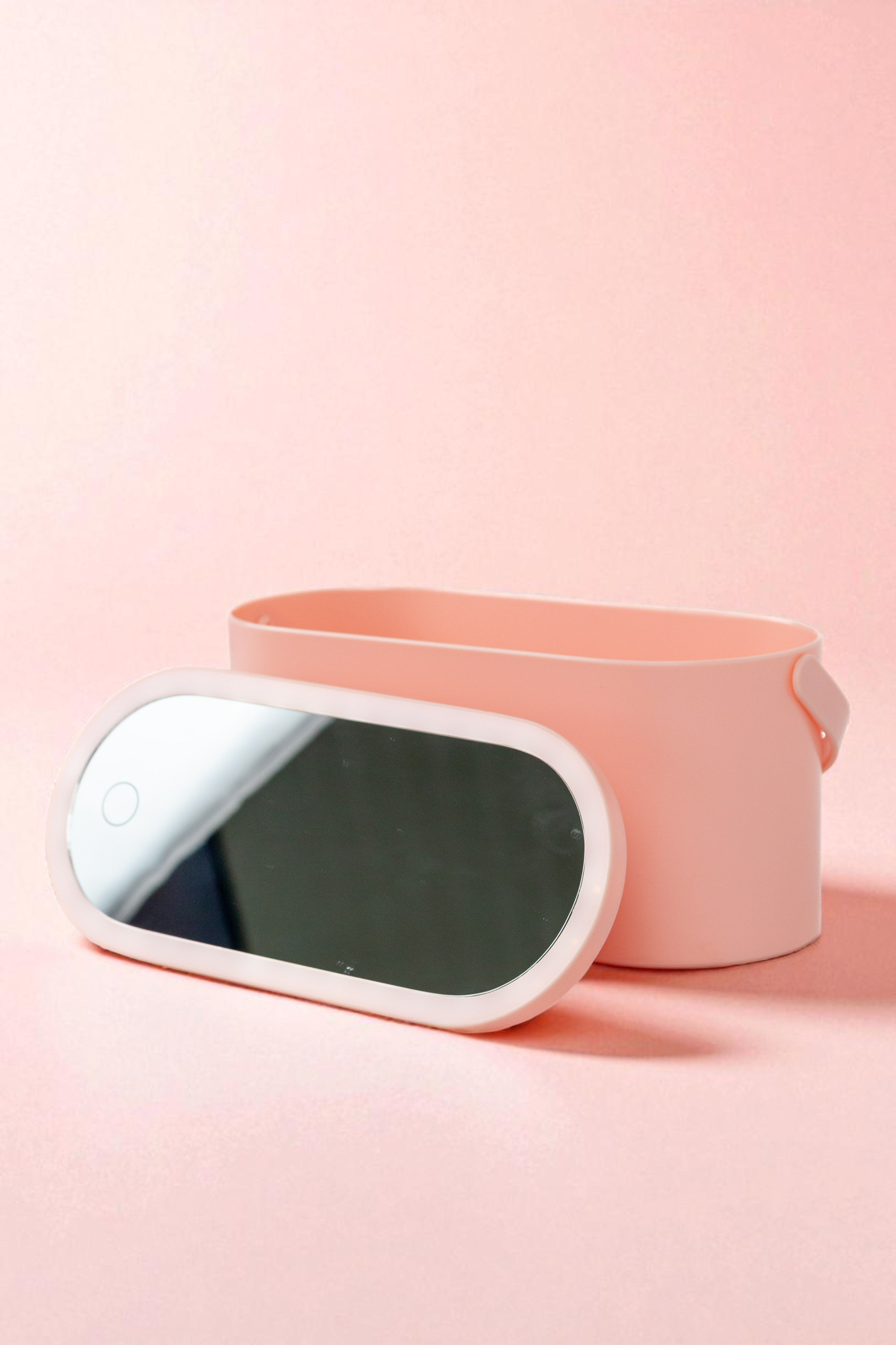 Boîte de Maquillage Portable avec Miroir LED